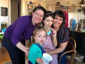 eliza, natasha and the kids