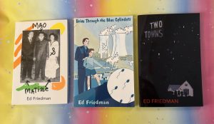 ed's hanging loose books, covers l to r by kim macconnel, lori landes, and donna dennis